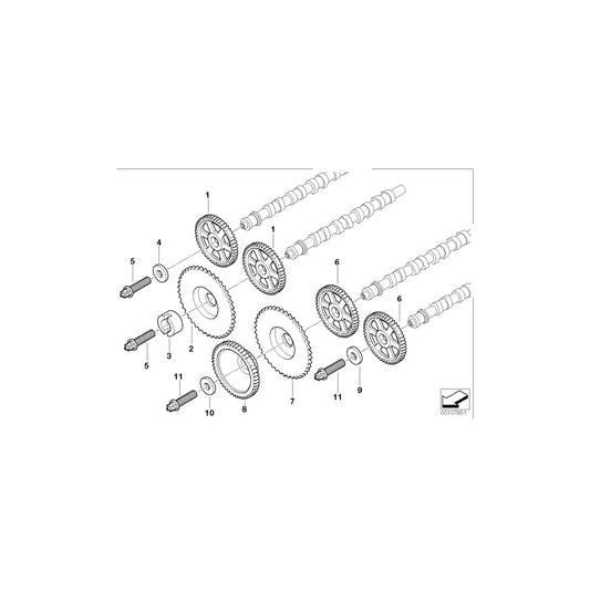 Genuine BMW 11312248114 E38 E65 Torx Bolt M12X1,5X55 (Inc. 740d) | ML Performance UK Car Parts