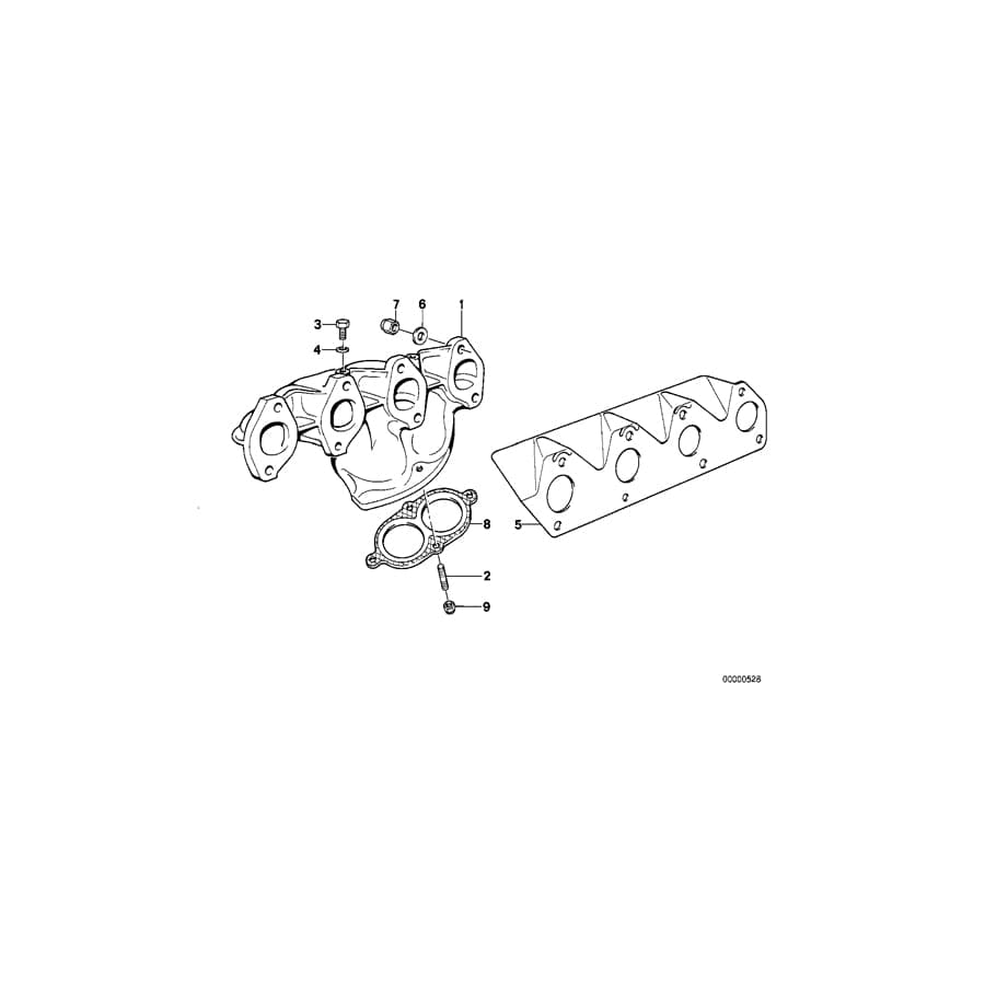 Genuine BMW 11621743703 E36 Exhaust Manifold (Inc. 316g) | ML Performance UK Car Parts