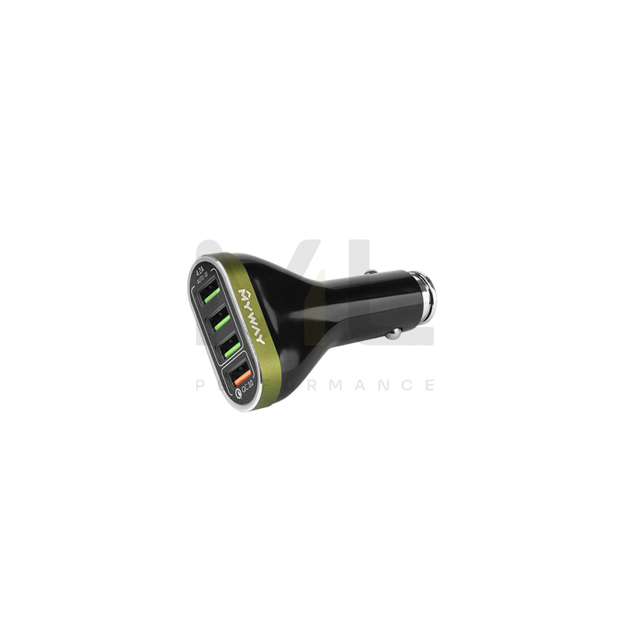 CARMOTION 63008 In-car charger Number of inlets/outlets: 4, Black
