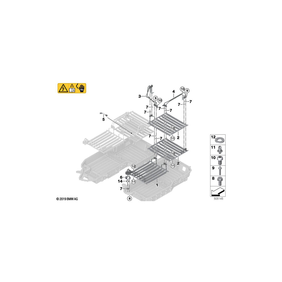 Genuine BMW 61278483883 G05 Cooler Line, High-Voltage Battery (Inc. X5 45eX) | ML Performance US