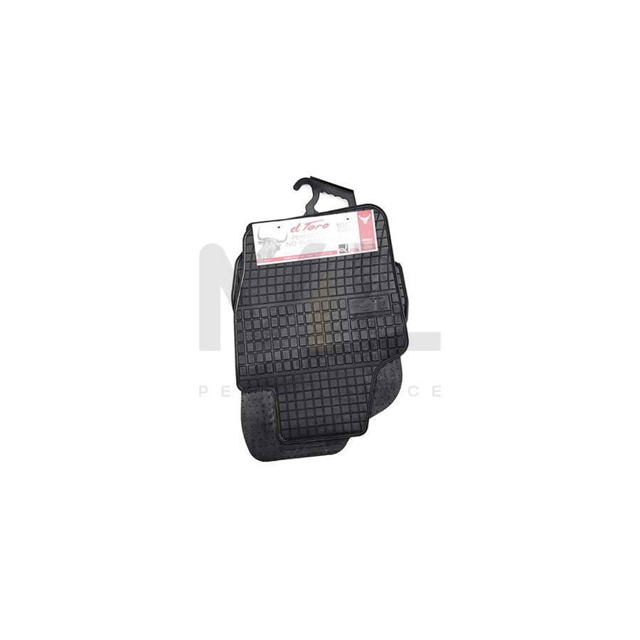 FROGUM Tailored 0394 Floor mat set Elastomer, Front and Rear, Quantity: 4, Black, (LHD)