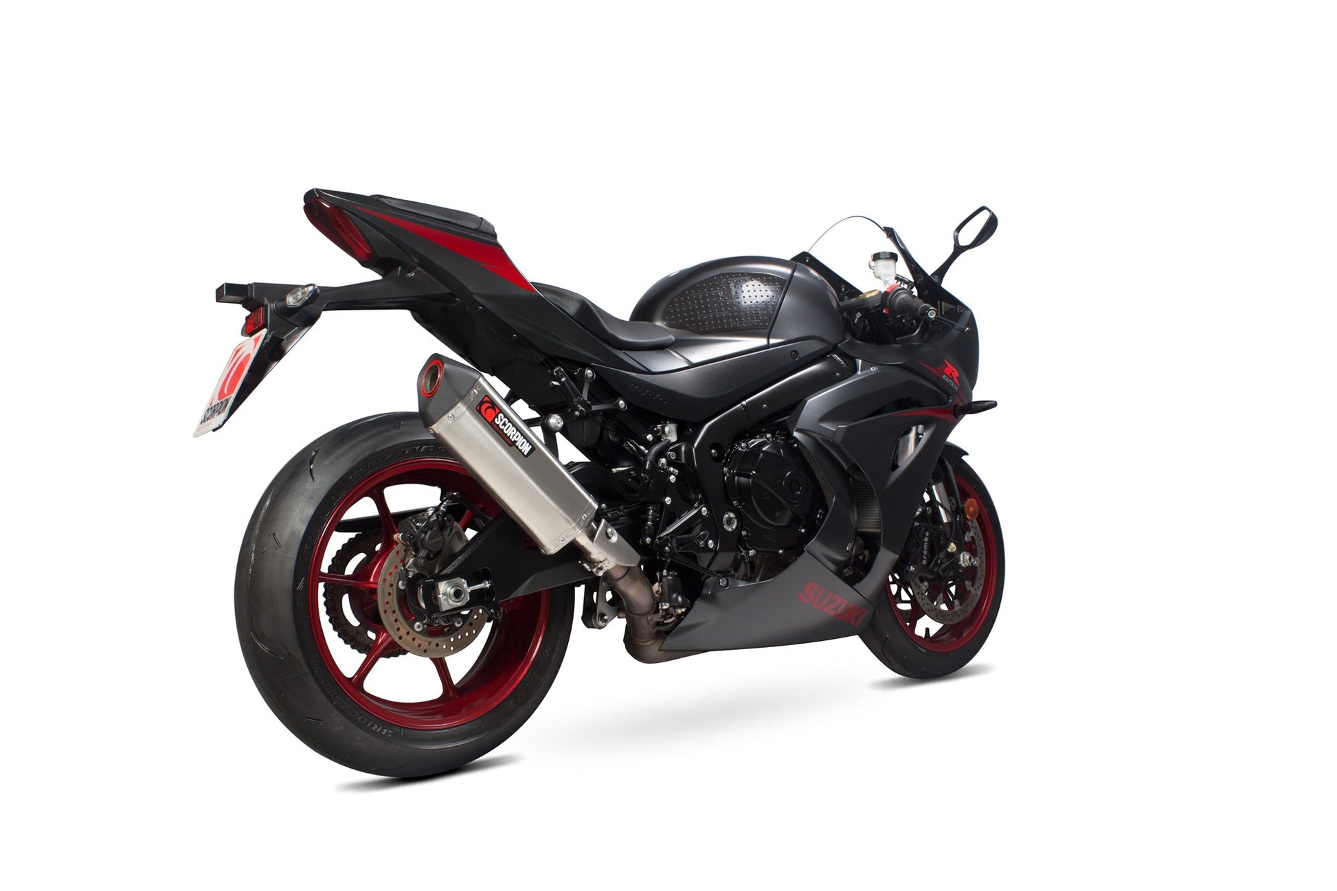 Scorpion RSI123SEO Suzuki GSX-R1000 Serket Parallel Slip-On - Brushed Stainless Steel Sleeve | ML Performance US US