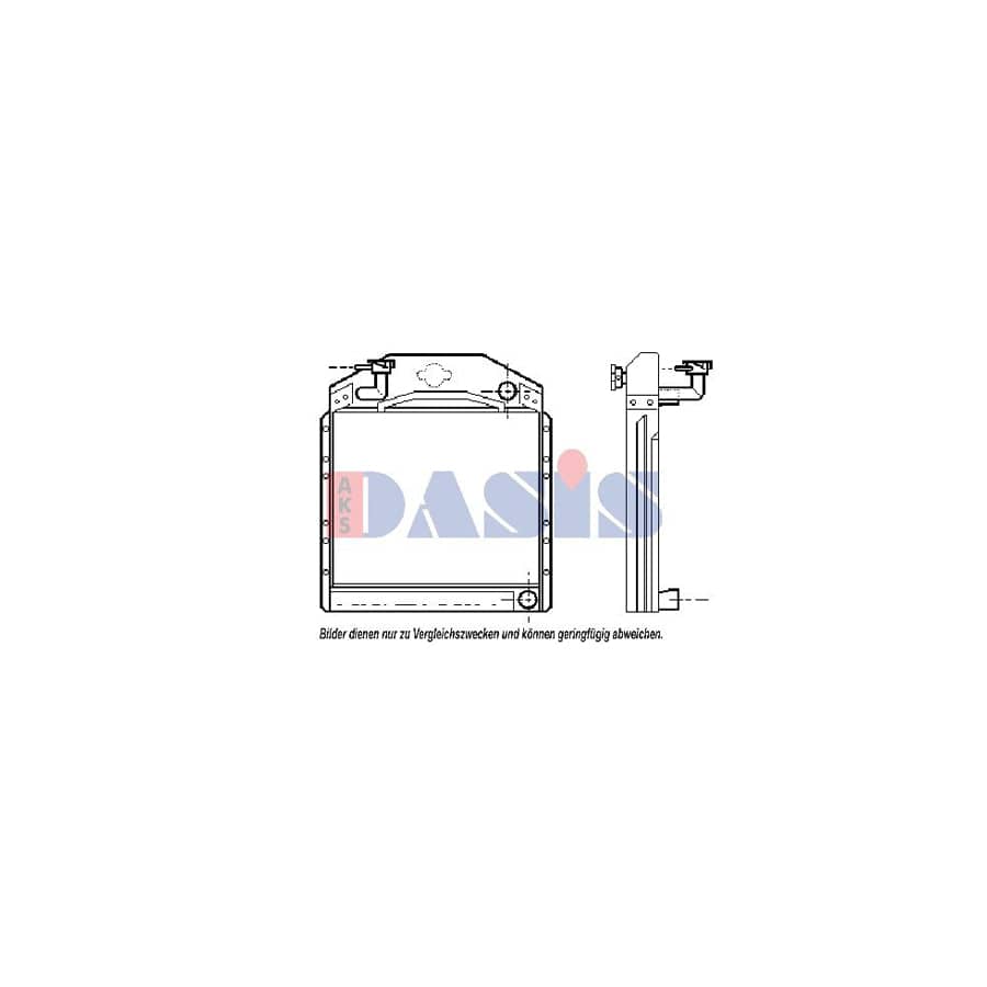 AKS Dasis 520100N Engine Radiator for Chrysler Voyager II (Es)