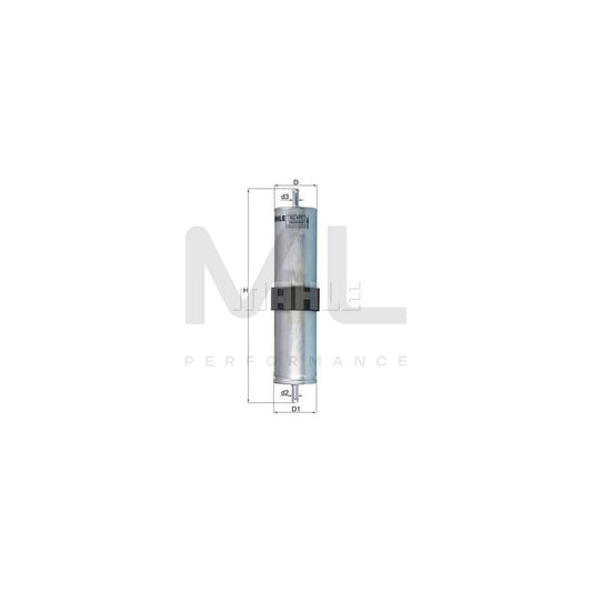 MAHLE ORIGINAL KL 477 Fuel filter for MINI Hatchback (R50, R53) In-Line Filter | ML Performance Car Parts