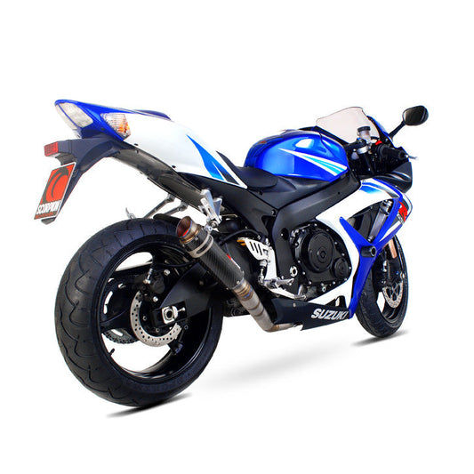 Scorpion SI1000CEM Suzuki Rp1-Gp Slip-On - Carbon Fibre Sleeve (GSX-R600 / GSX-R750) | ML Performance US US