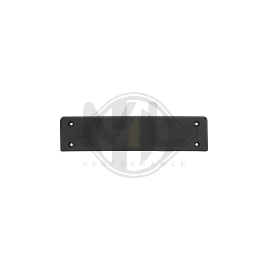 DIEDERICHS 2247264 Number plate holder for VW Passat CC (357) Front, Black, frameless