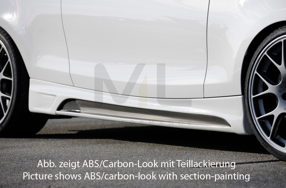 Rieger 00099132 BMW 1 Series E81 E82 E88 Side Skirt 1 | ML Performance UK Car Parts