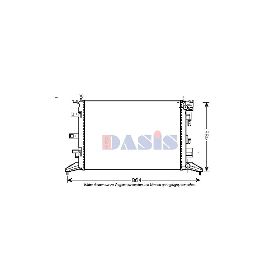 AKS Dasis 820790N Air Conditioning Evaporator for BMW 7 (E23)