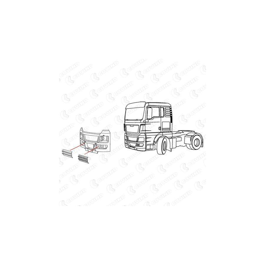 Covind Tgx/125 Cover, Bumper