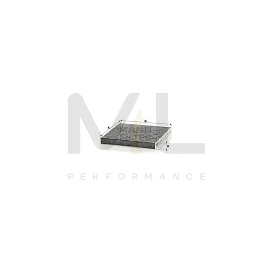 MANN-FILTER CUK 18 002 Pollen filter Activated Carbon Filter