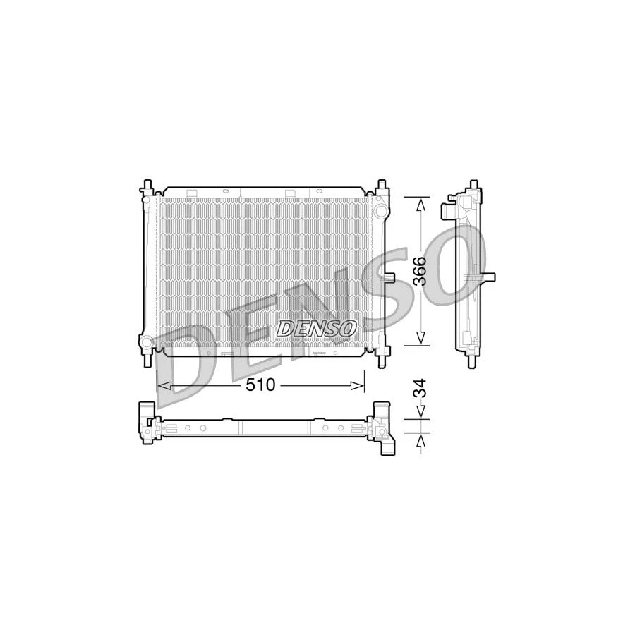 DENSO DRM46038 Engine Radiator