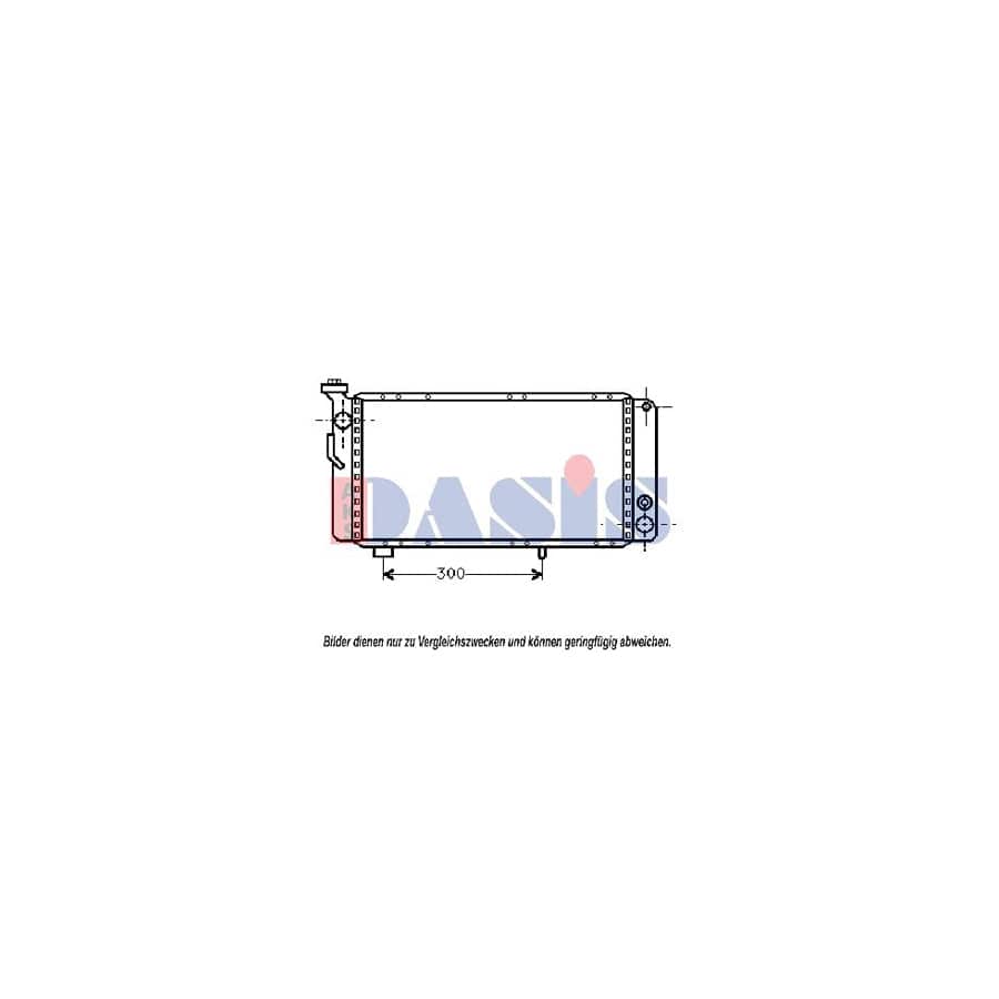 AKS Dasis 180260N Engine Radiator for Renault 5 Hatchback