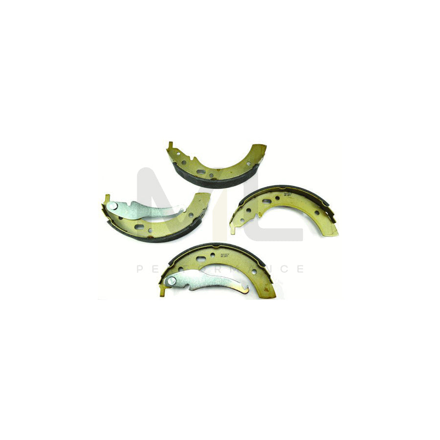 HELLA 8DB 355 000-121 Brake Shoe Set with handbrake lever