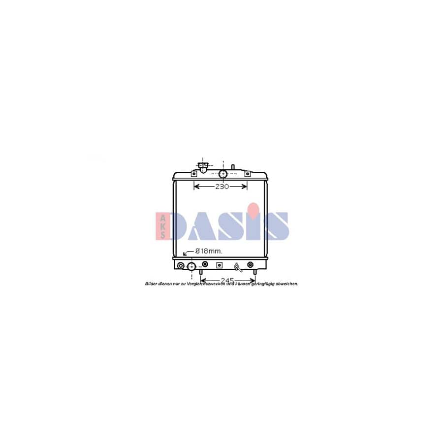 AKS Dasis 100051N Engine Radiator