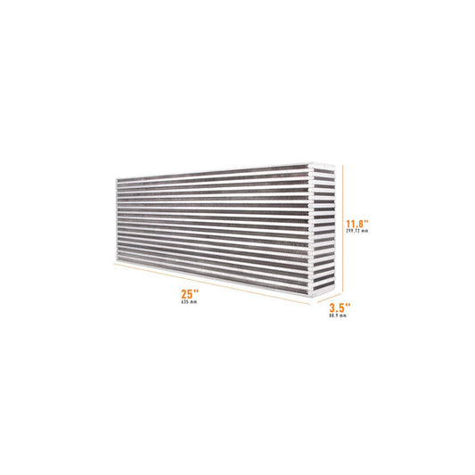Mishimoto MMUIC-04 Universal Air-to-Air Intercooler Core - 25in / 11.8in / 3.5in