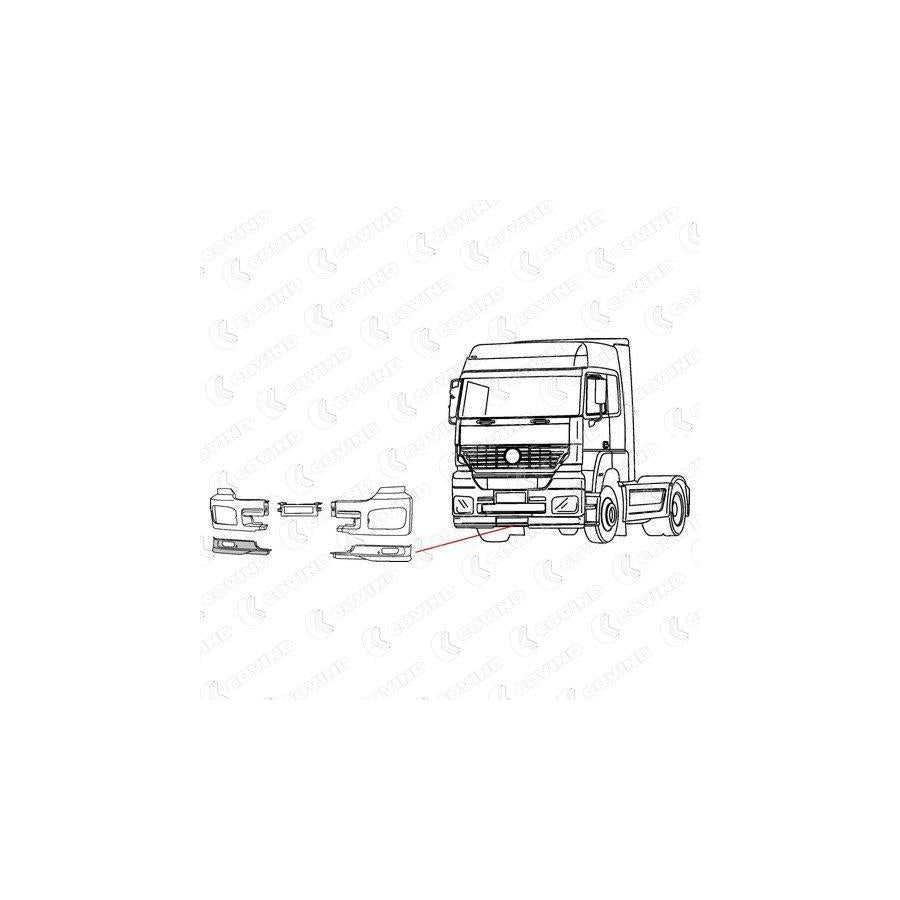 Covind 940/ 82 Front Splitter
