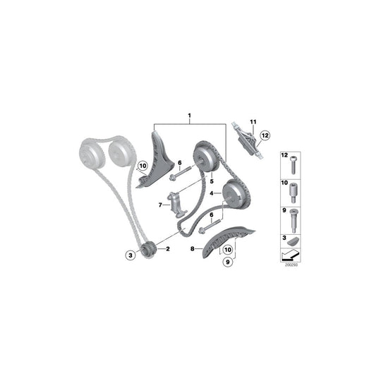 Genuine BMW 11317574334 RR6 F01 Guide Rail (Inc. Phantom EWB, 760Li & Dawn) | ML Performance UK Car Parts