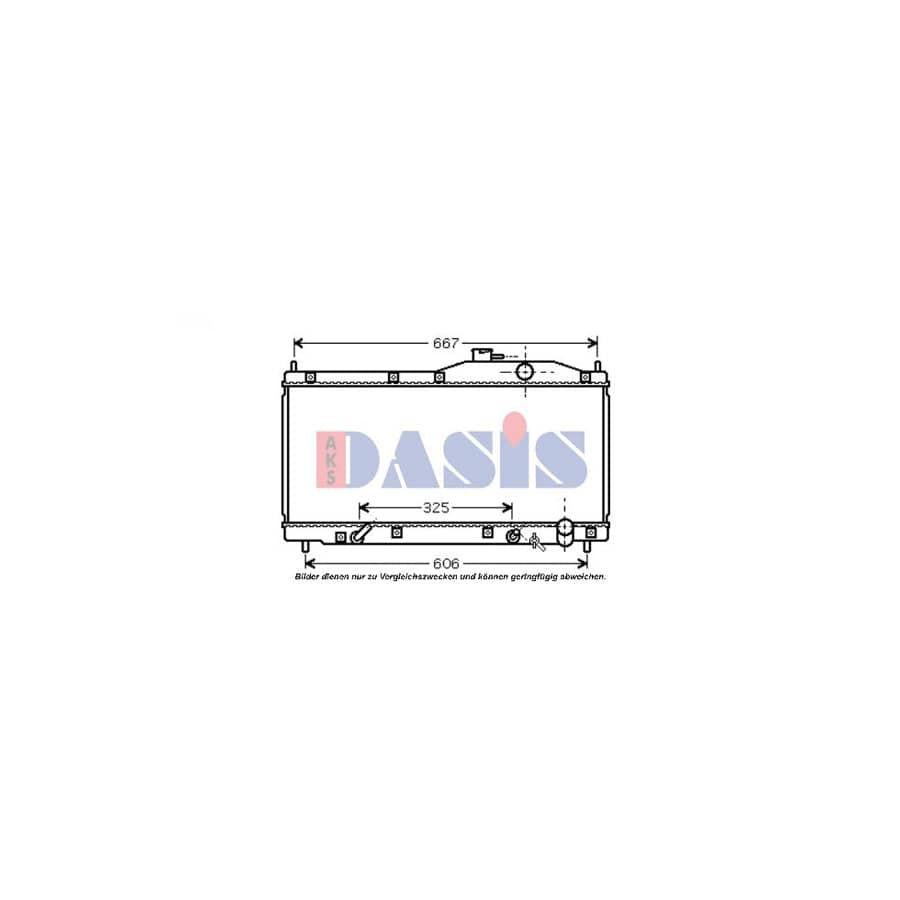 AKS Dasis 100053N Engine Radiator