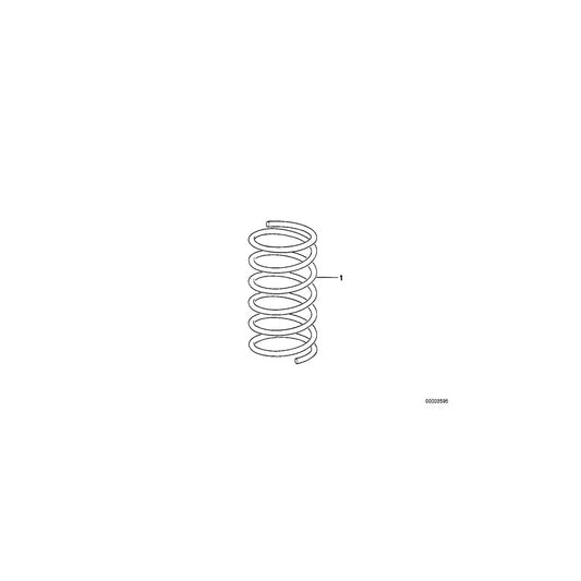 Genuine BMW 31332226198 E32 Coil Spring (Inc. 735i, 730iL & 730i) | ML Performance US Car Parts