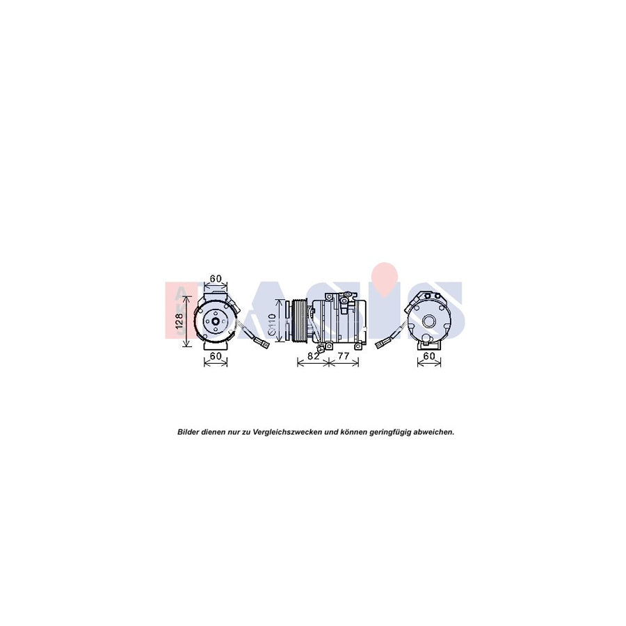 AKS Dasis 852819N Compressor, Air Conditioning