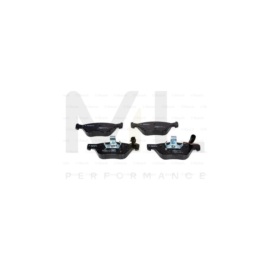 Bosch 0986424576 Brake Pad Set With Integrated Wear Sensor, With Anti-Squeak Plate, With Piston Clip BP322 | ML Performance Car Parts