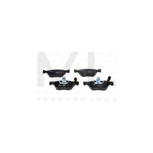 Bosch 0986424576 Brake Pad Set With Integrated Wear Sensor, With Anti-Squeak Plate, With Piston Clip BP322 | ML Performance Car Parts