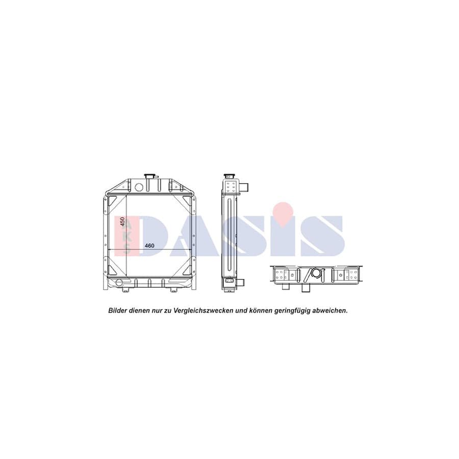 AKS Dasis 440578N Engine Radiator