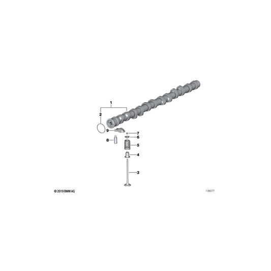 Genuine BMW 11317567642 E90 E91 E63 Camshaft Exhaust (Inc. 330i, 523i & 528i) | ML Performance UK Car Parts