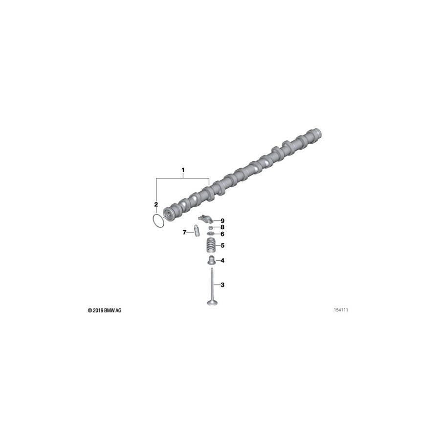 Genuine BMW 11317567641 F11 E92 E91 Inlet Camshaft (Inc. 525xi, 330i & 630i) | ML Performance UK Car Parts