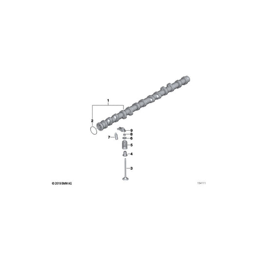 Genuine BMW 11317567641 F11 E92 E91 Inlet Camshaft (Inc. 525xi, 330i & 630i) | ML Performance UK Car Parts