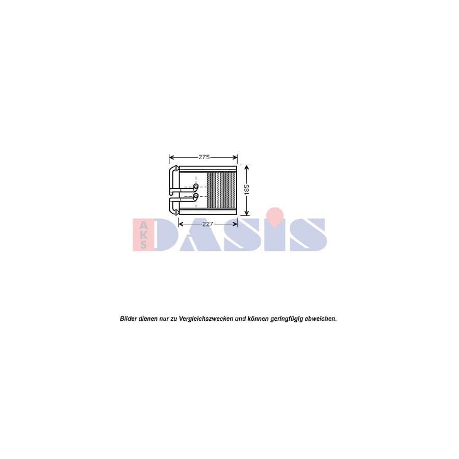 AKS Dasis 569014N Heater Matrix