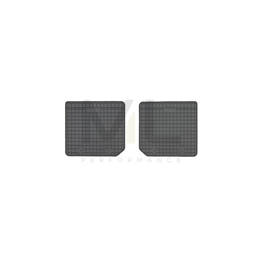 FROGUM 542803 Floor mat set for OPEL ZAFIRA Elastomer, Rear, Quantity: 2, Black