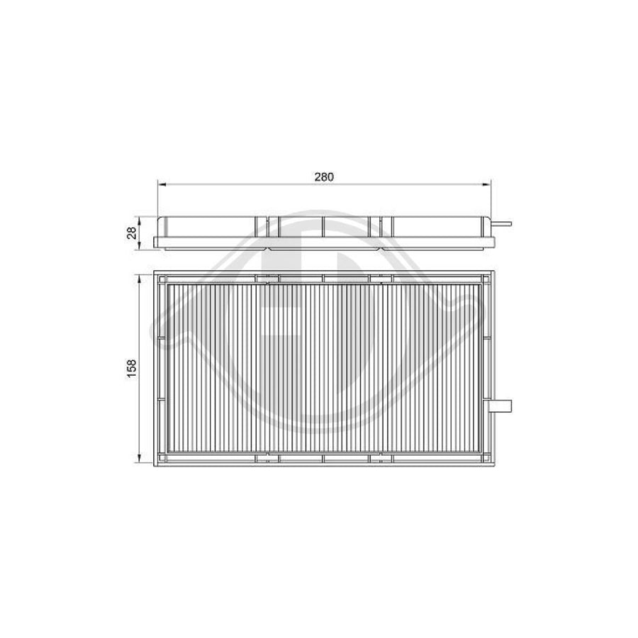 DIEDERICHS DCI0011 Pollen Filter For BMW 3 Series