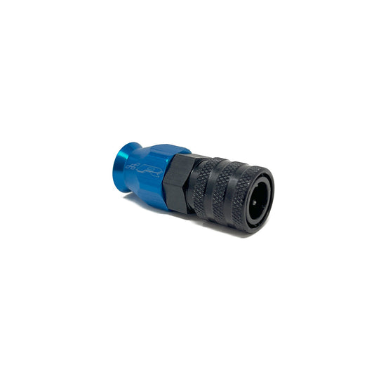 Precision Raceworks 201-0178 PTFE Fuel Line Fitting - AN-6 to 7.89mm Female QC