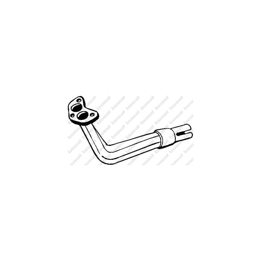 Bosal 736-801 Exhaust Pipe for Land Rover Range Rover I