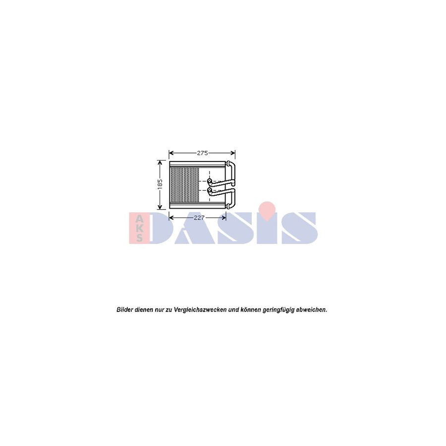 AKS Dasis 569015N Heater Matrix