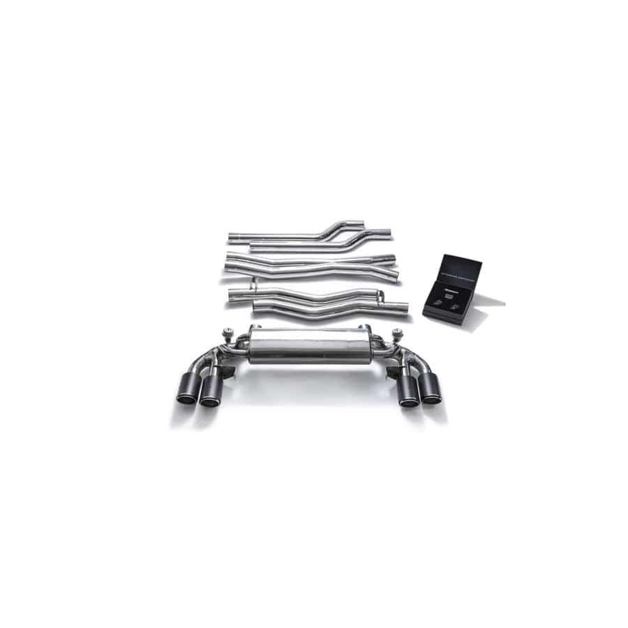 Armytrix BMF9M-QC38 Valvetronic Exhaust System BMW M5 F90 2018-2022 with Quad Carbon Fiber 4"