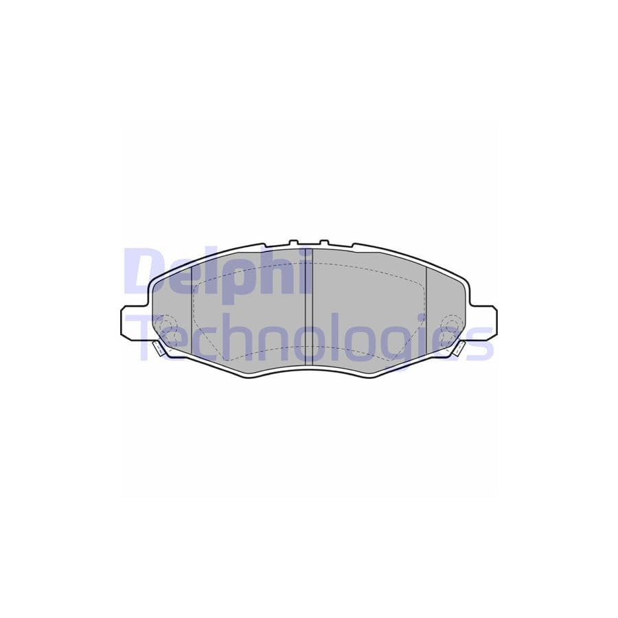 Delphi Lp2059 Brake Pad Set For Toyota Hilux Pick-Up