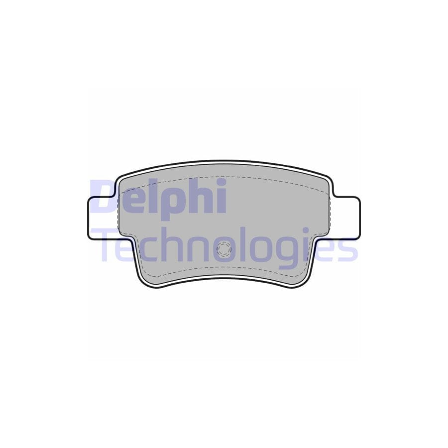 Delphi Lp2055 Brake Pad Set For Citroen C4