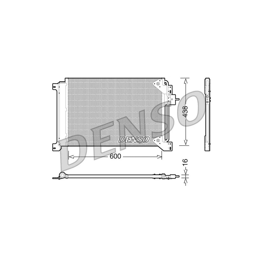 DENSO DCN12004 Air Conditioning Condenser