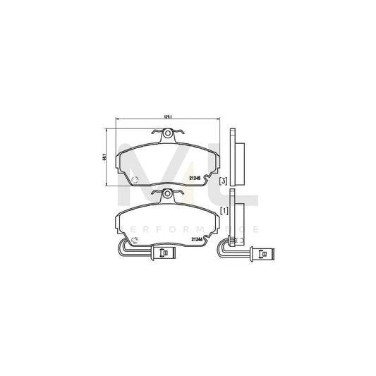 Brembo P 28 014 Brake Pad Set | ML Performance Car Parts