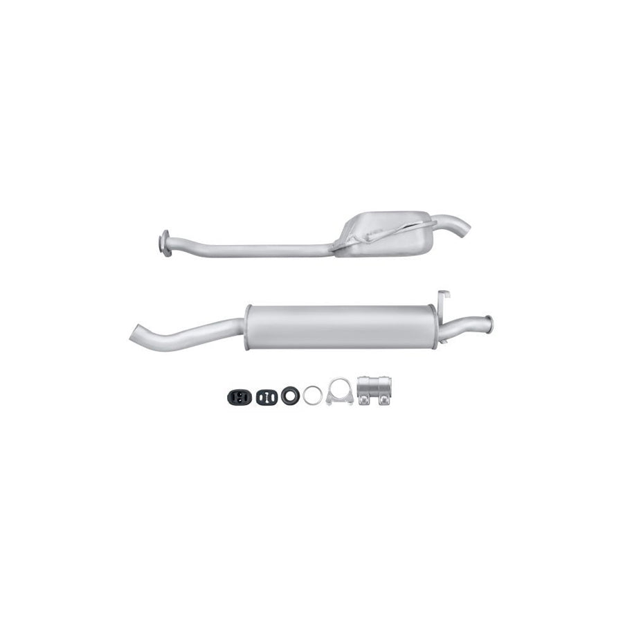 Hella 8LD 366 028-801 Rear Silencer For Fiat Tipo Hatchback (160)