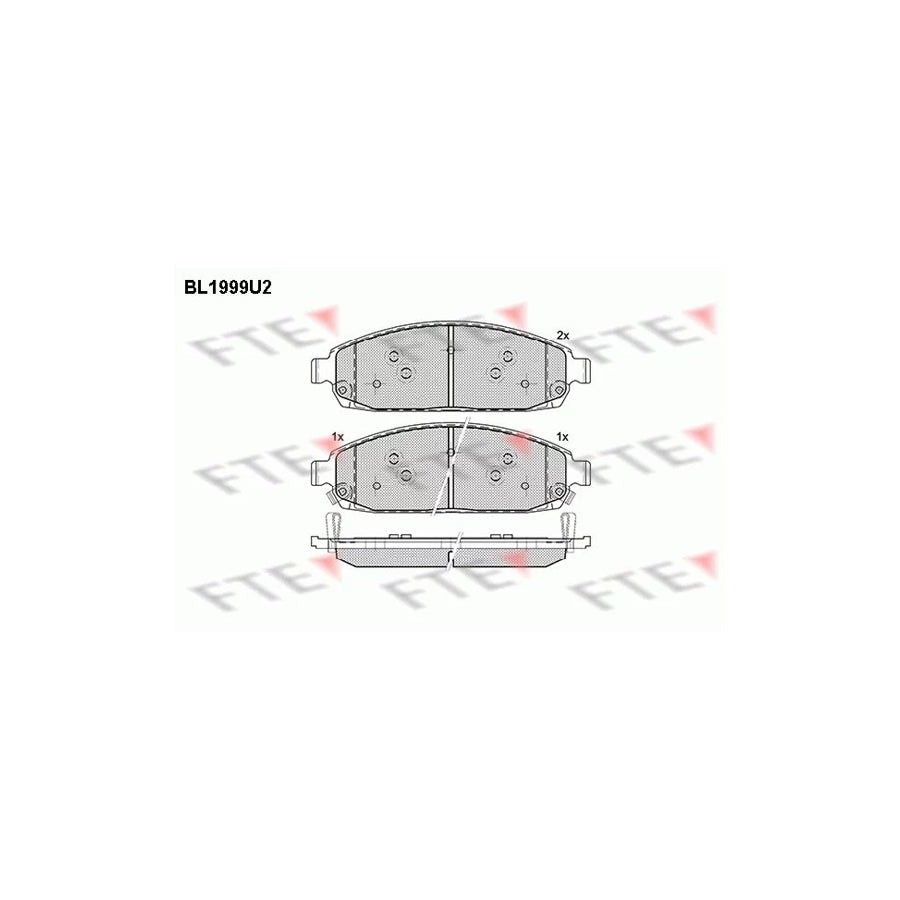 FTE Bl1999U2 Brake Pad Set