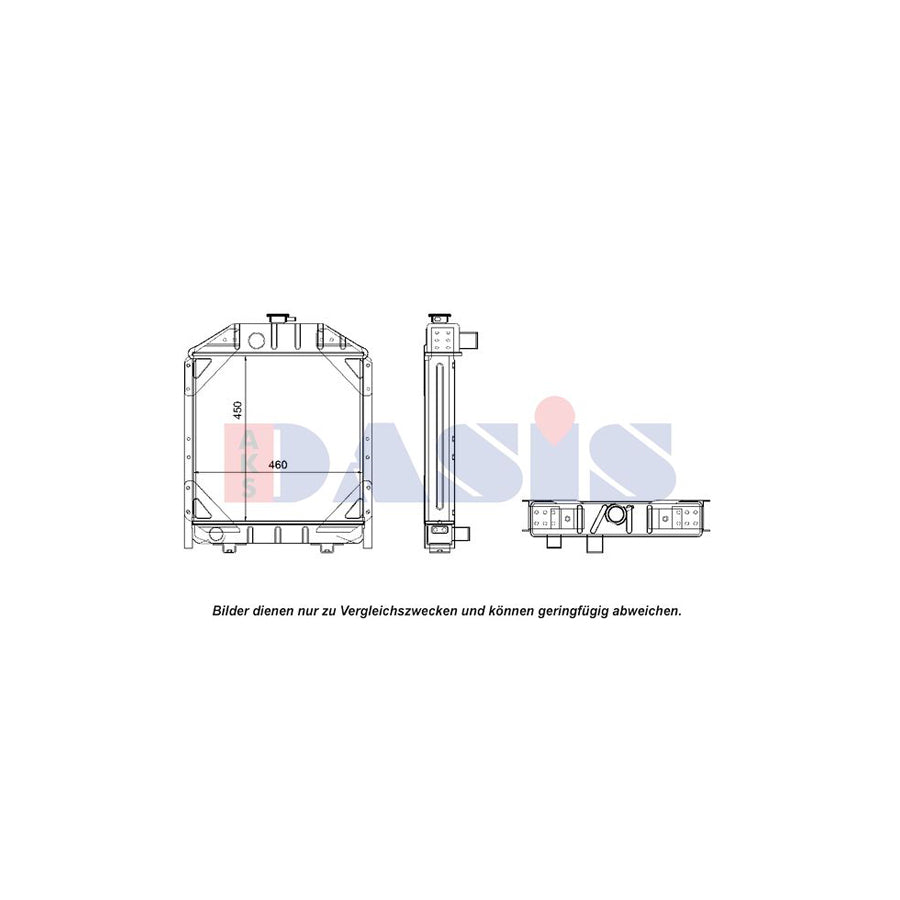 AKS Dasis 440583N Engine Radiator