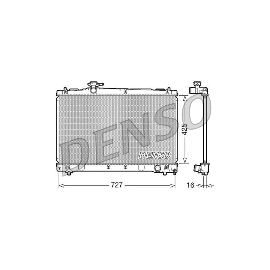 DENSO DRM50034 Engine Radiator for Toyota Avensis Verso (M2)