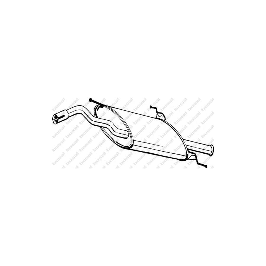 Bosal 228-127 Rear Silencer for Toyota Carina