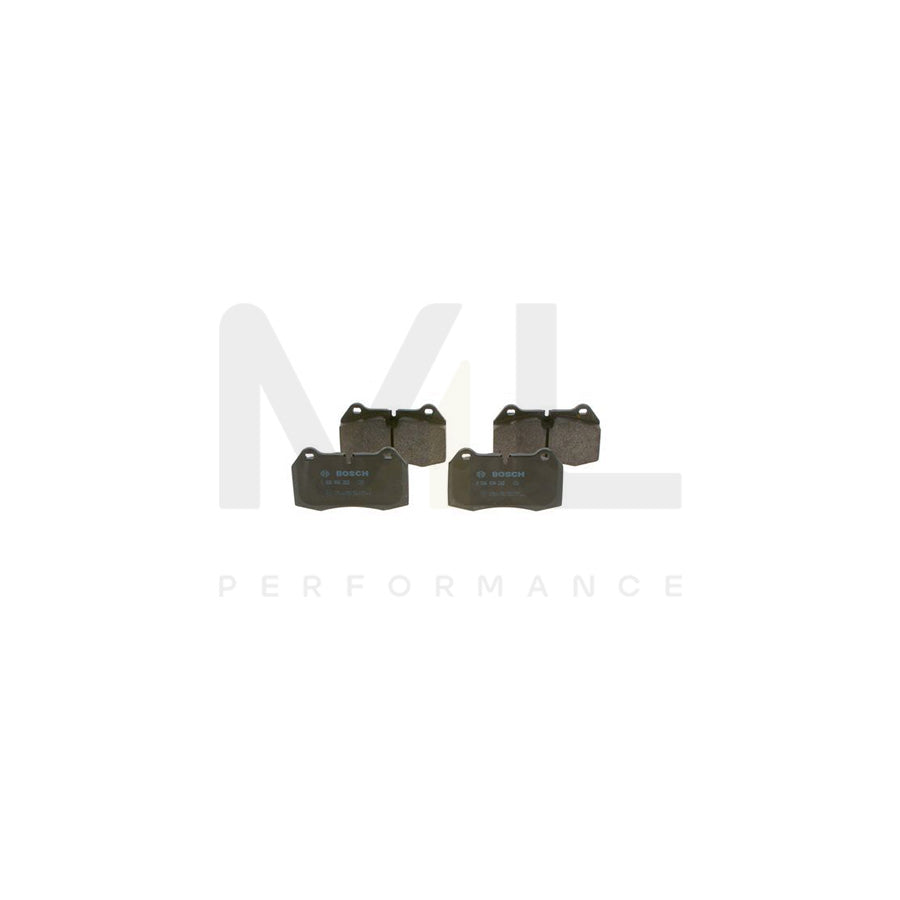Bosch 0986494282 Brake Pad Set With Anti-Squeak Plate, With Mounting Manual BP1194 | ML Performance Car Parts