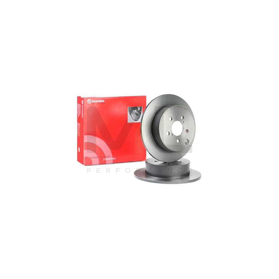 BREMBO COATED DISC LINE 08.C661.11 Brake Disc Solid, Coated | ML Performance Car Parts