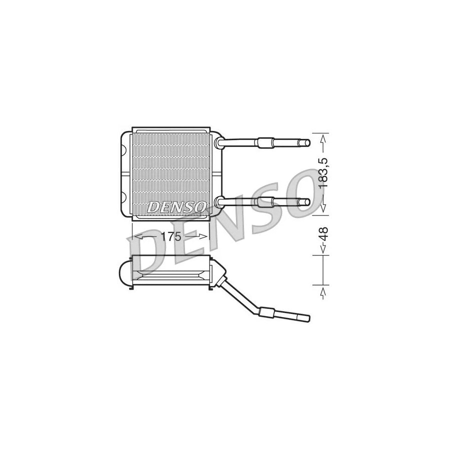 DENSO DRR20001 Heater Matrix