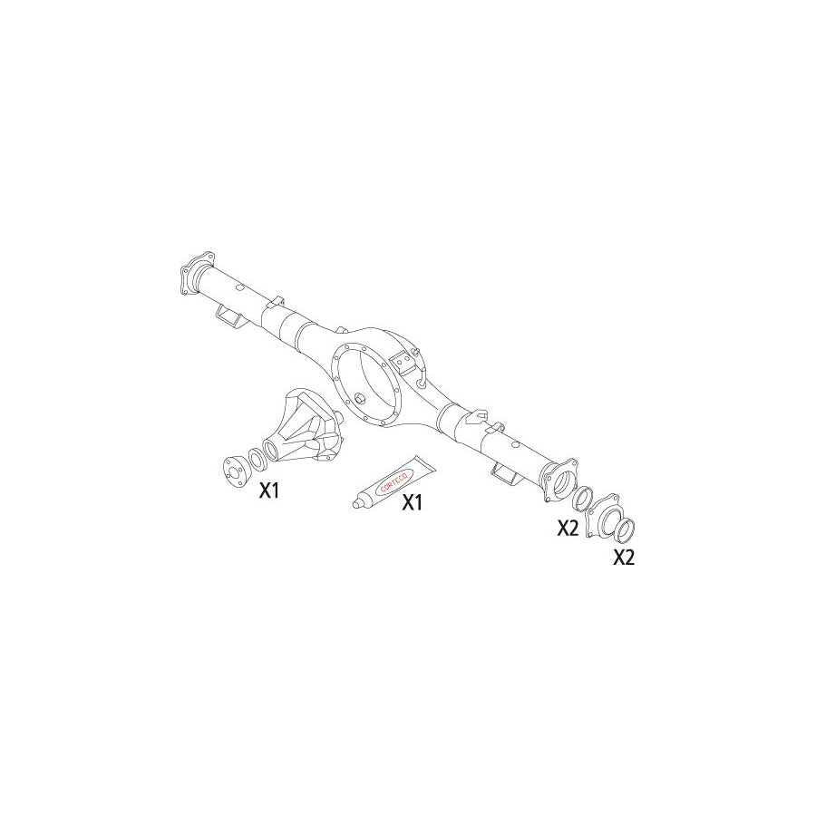 Corteco 19535816 Gasket Set, Differential